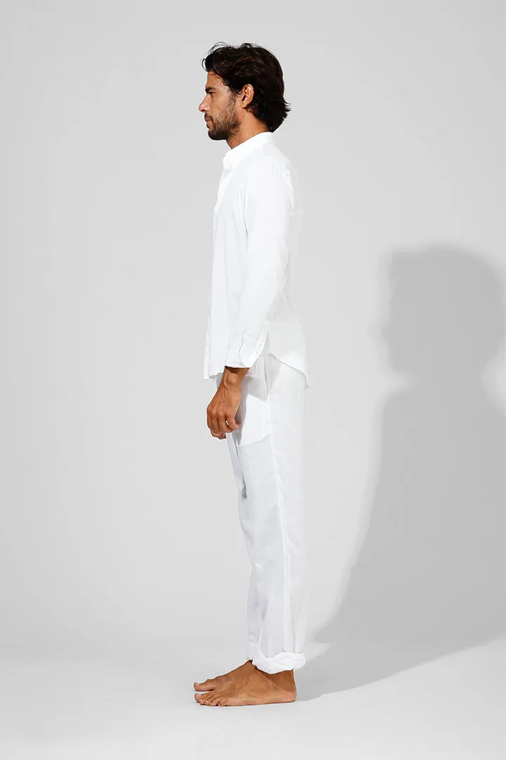 Remo - Reversible cotton trousers