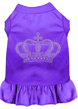 Rhinestone Crown Dress Purple 4x