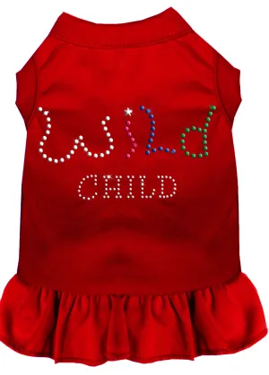 Rhinestone Wild Child Dress Red Xxl