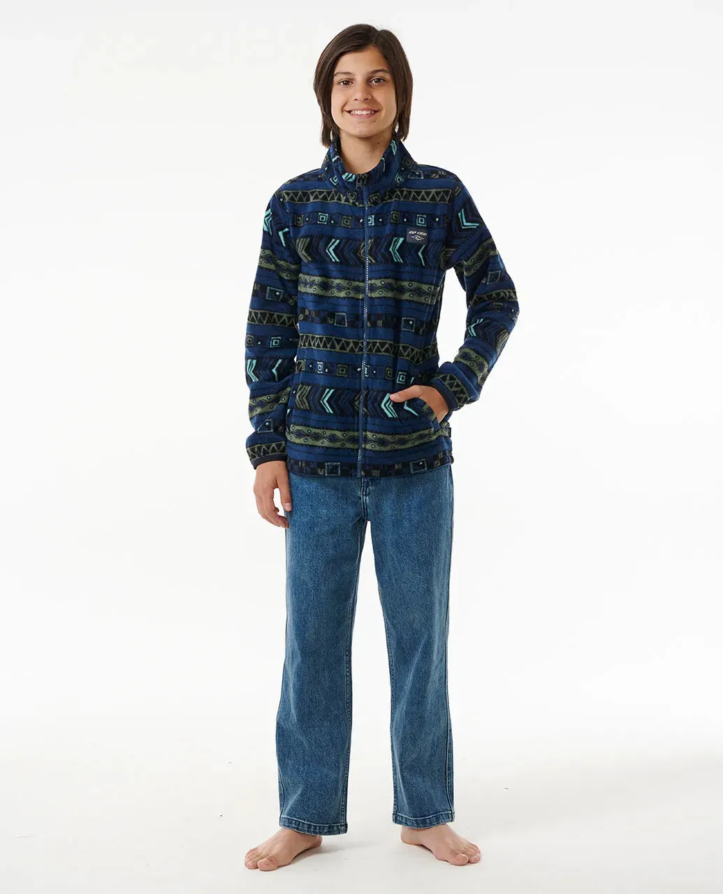 Rip Curl Kids Fun Times Polar Fleece - Washed Navy