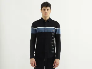 Slim Spread Collar Printed Shirts
