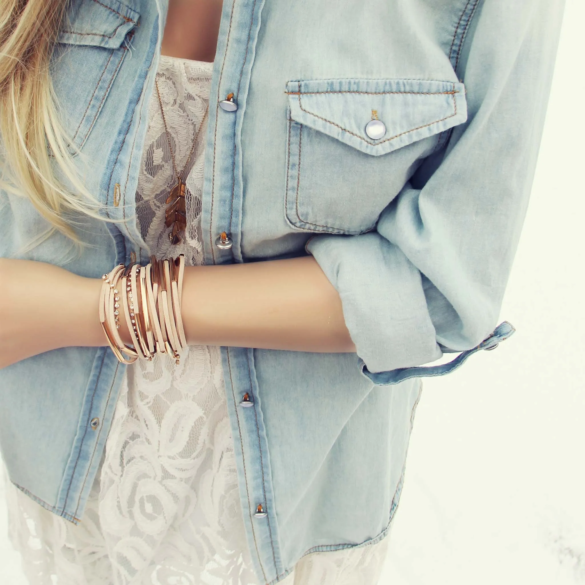 The Tilla Lace Layering Tunic