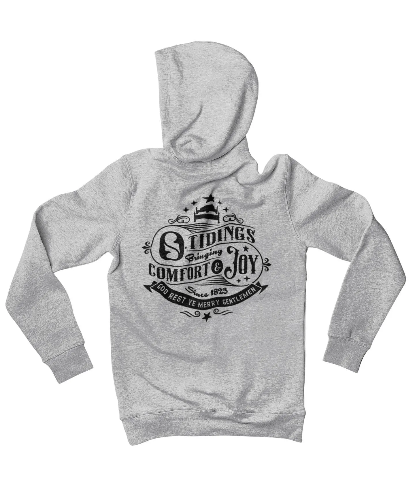Tidings of Comfort and Joy Back Printed Christmas Hoodie