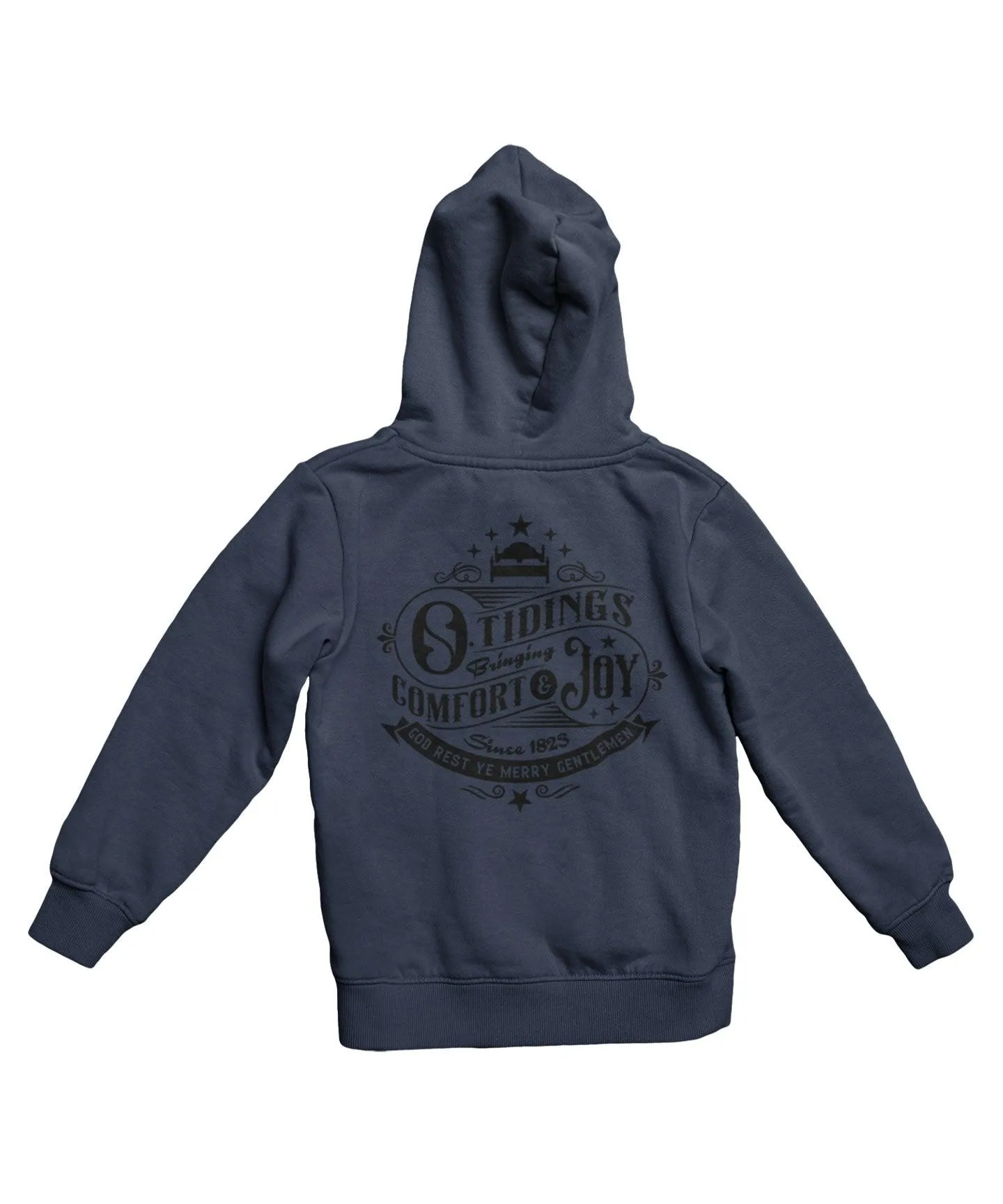 Tidings of Comfort and Joy Back Printed Christmas Hoodie