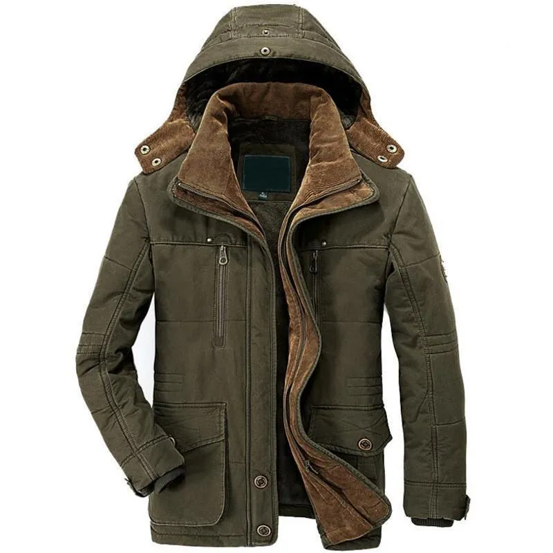West Louis Detachable Hat Wool Liner Parka