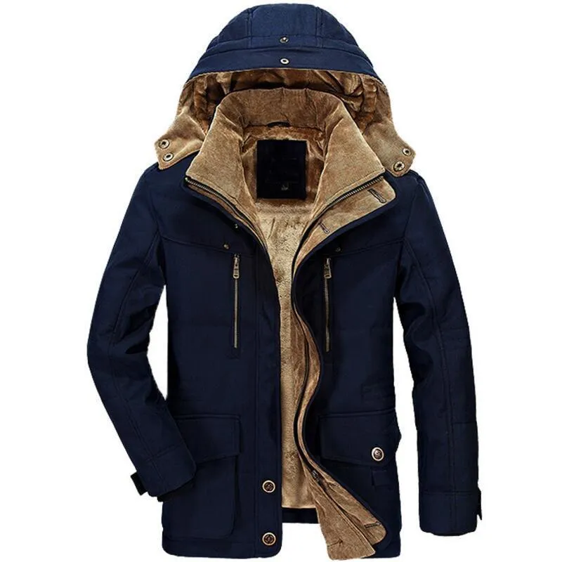 West Louis Detachable Hat Wool Liner Parka