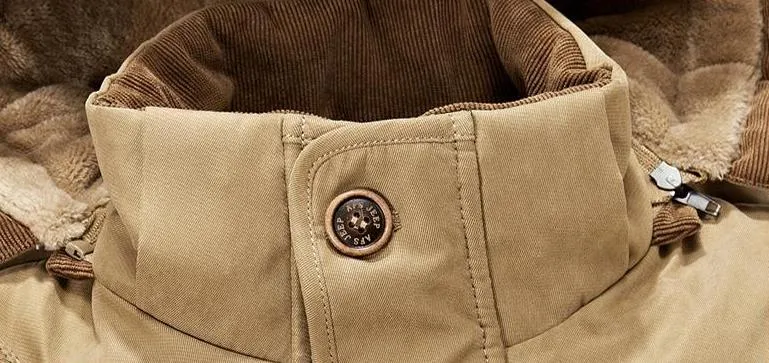 West Louis Detachable Hat Wool Liner Parka