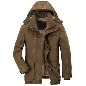 West Louis Detachable Hat Wool Liner Parka