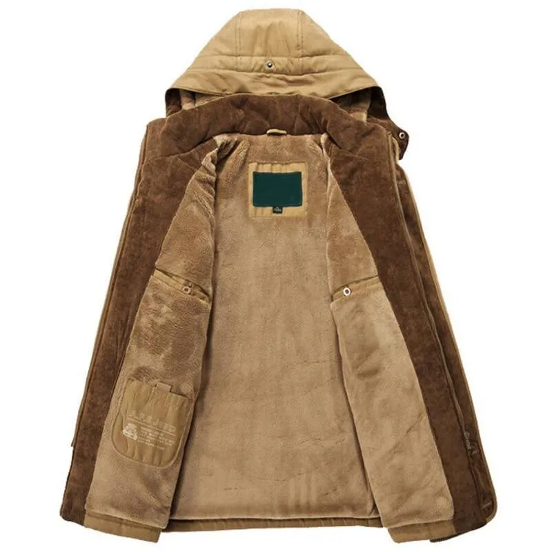 West Louis Detachable Hat Wool Liner Parka