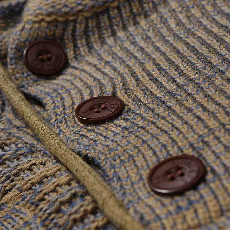 West Louis Knitted Turtleneck Top Sweater Hoodie