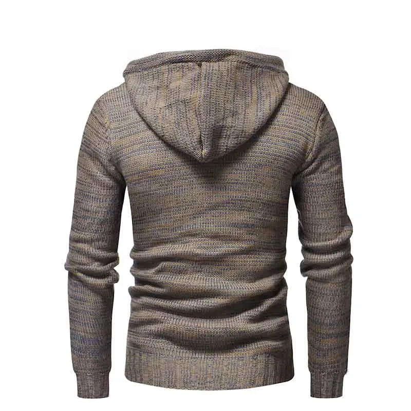 West Louis Knitted Turtleneck Top Sweater Hoodie
