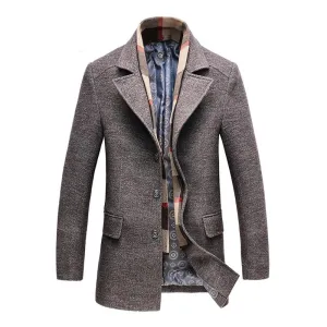 West Louis Royal Wool Coat