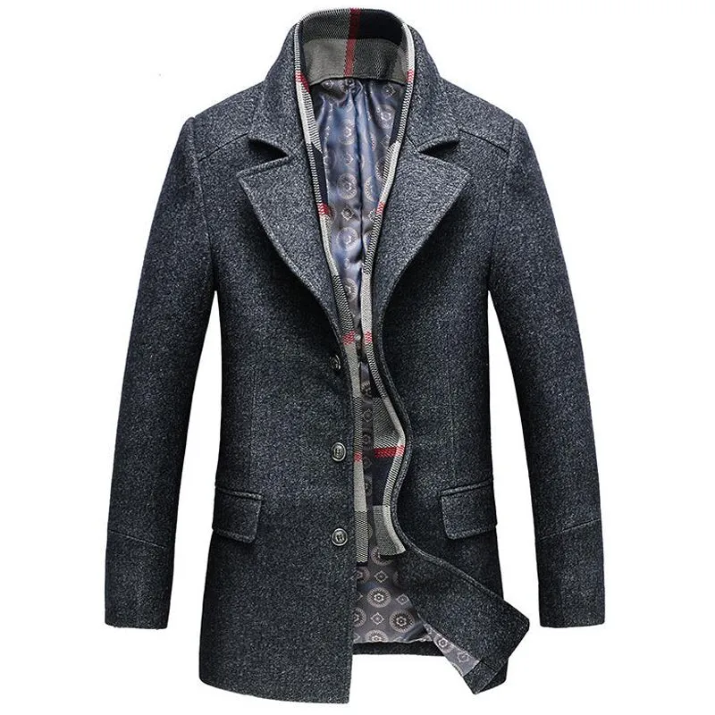 West Louis Royal Wool Coat