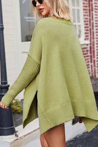 Wrap me in Comfort Sweater Green