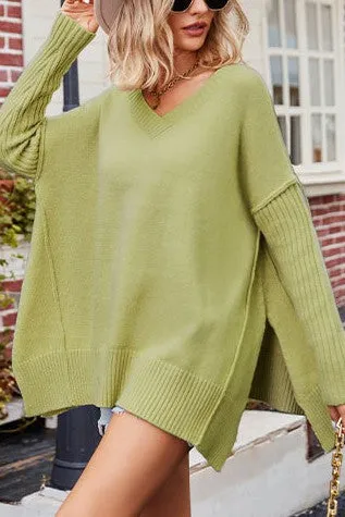 Wrap me in Comfort Sweater Green