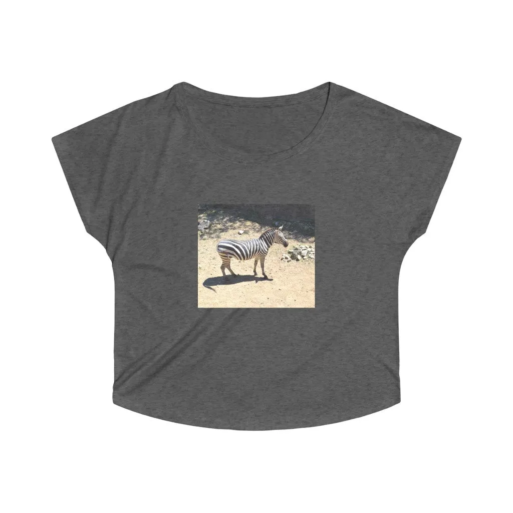 Zebra Women's Tri-Blend Dolman